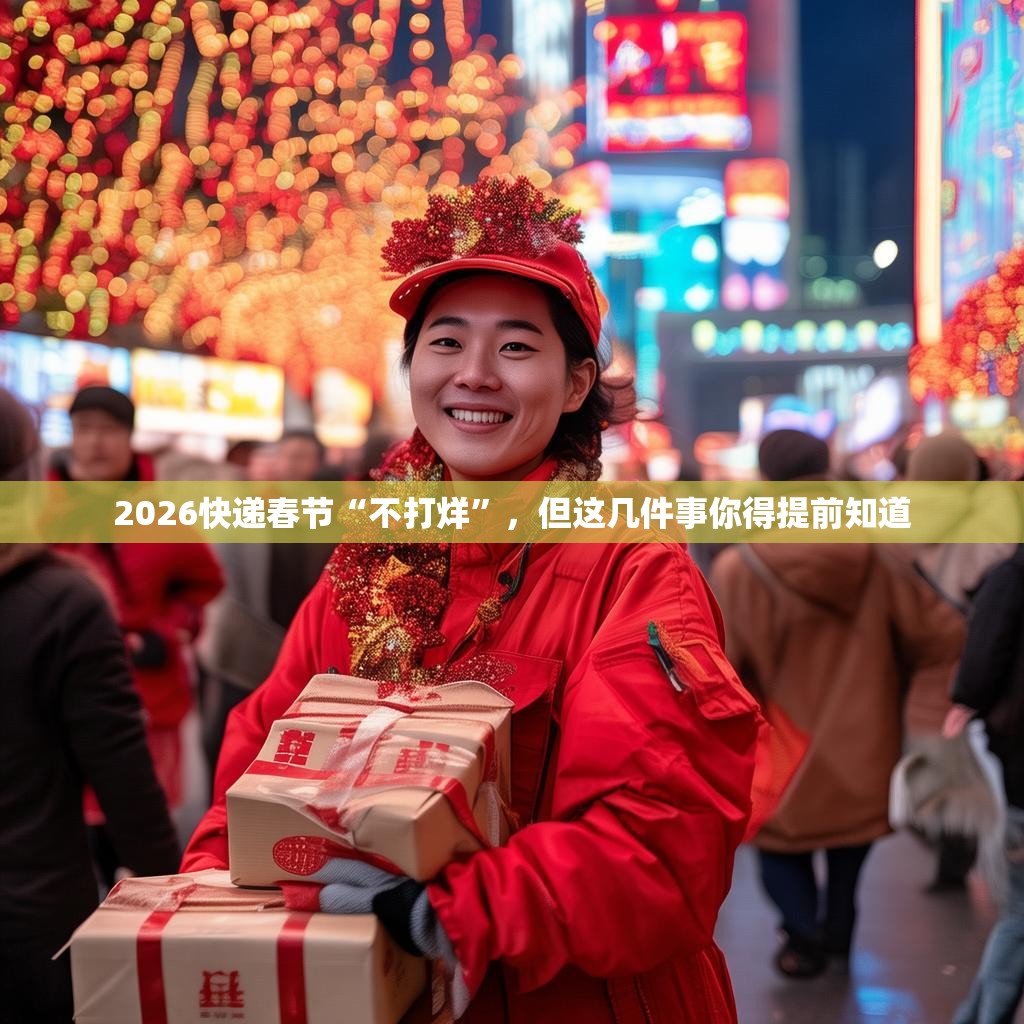 详细阅读:2026快递春节“不打烊”,但这几件事你得提前知道 2026快递春节“不打烊”,但这几件事你得提前知道